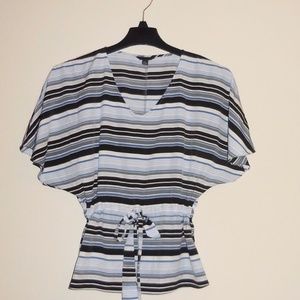 Banana Republic Women's Blouse Size S Striped